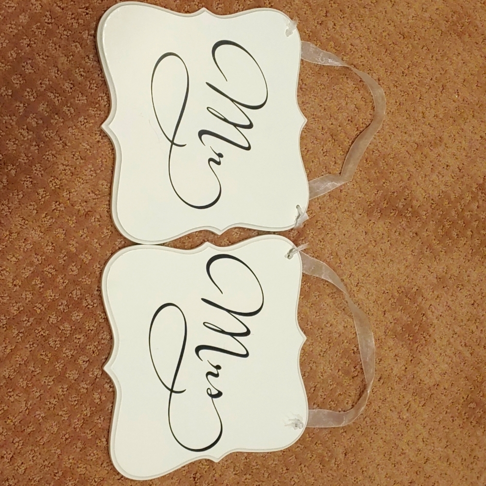 Mr. And Mrs. Hanging Decorations